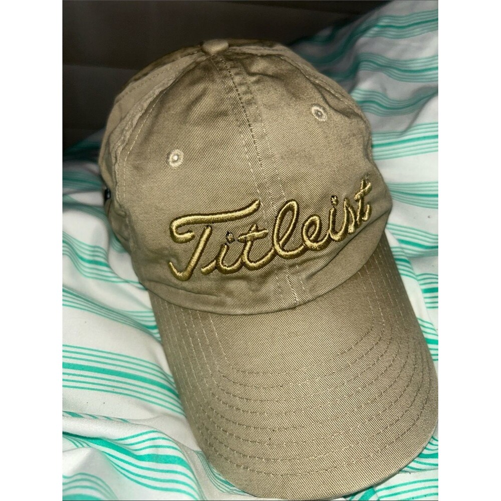 Titleist Khaki Hat EUC